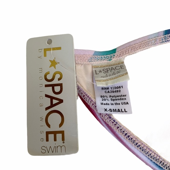 L*Space Audrey Fringe Bikini Top Size XS - Picture 12 of 14